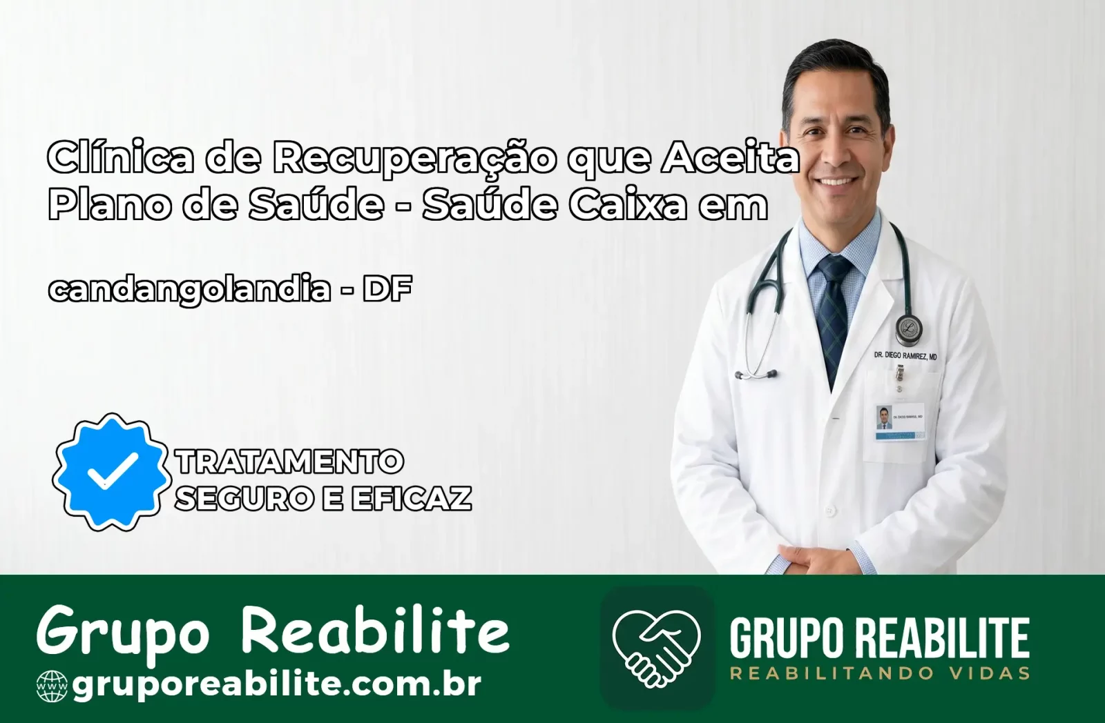 Clínica de Recuperação Saúde Caixa em candangolandia – DF | Cobertura 100%