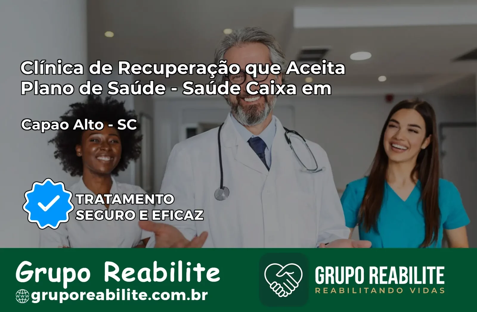 Clínica de Recuperação Saúde Caixa em Capão Alto – SC | Cobertura 100%