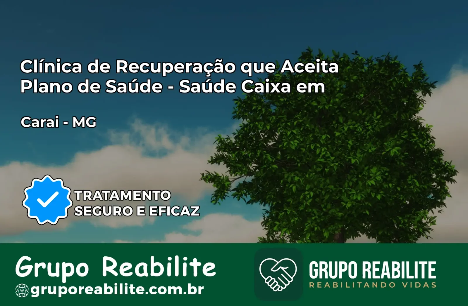 Clínica de Recuperação Saúde Caixa em Caraí – MG | Cobertura 100%