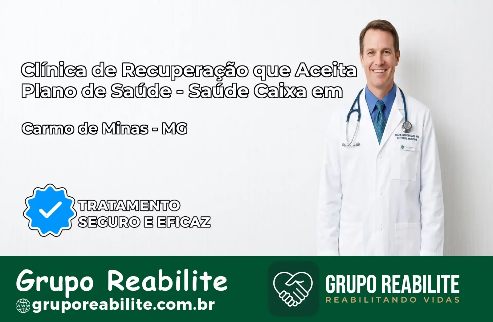 Clínica de Recuperação Saúde Caixa em Carmo de Minas – MG | Cobertura 100%