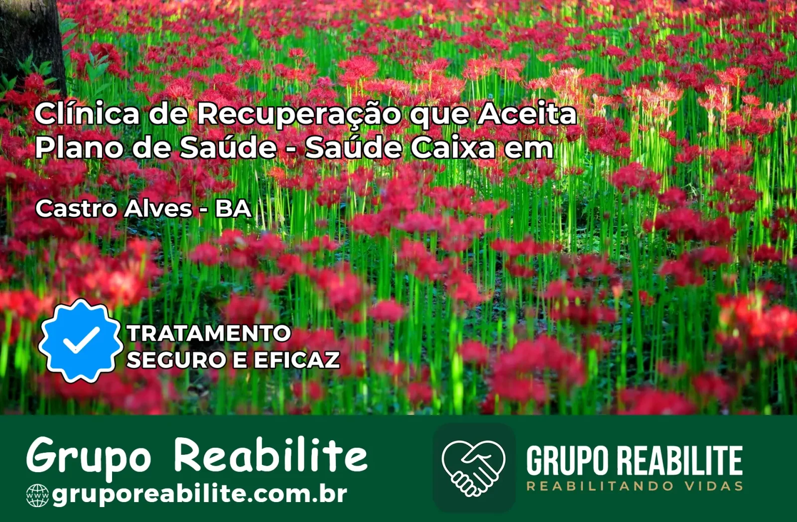 Clínica de Recuperação Saúde Caixa em Castro Alves – BA | Cobertura 100%