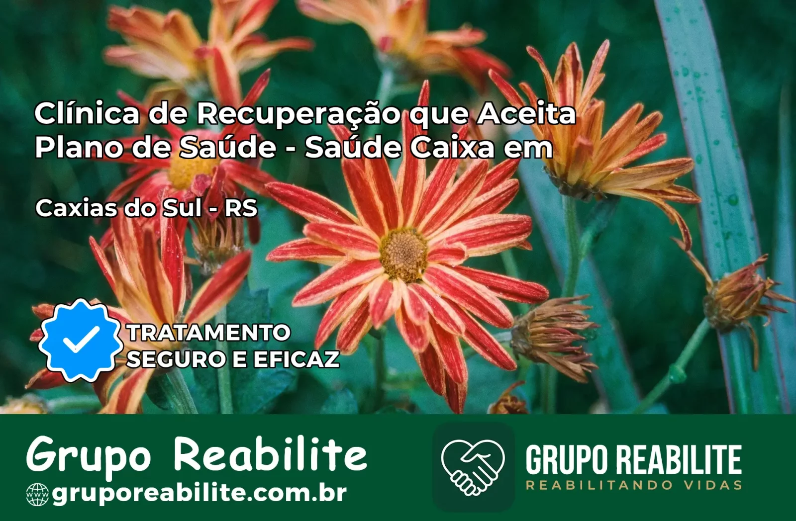 Clínica de Recuperação Saúde Caixa em Caxias do Sul – RS | Cobertura 100%
