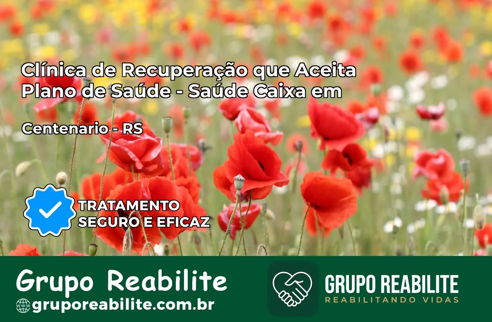 Clínica de Recuperação Saúde Caixa em Centenário – RS | Cobertura 100%