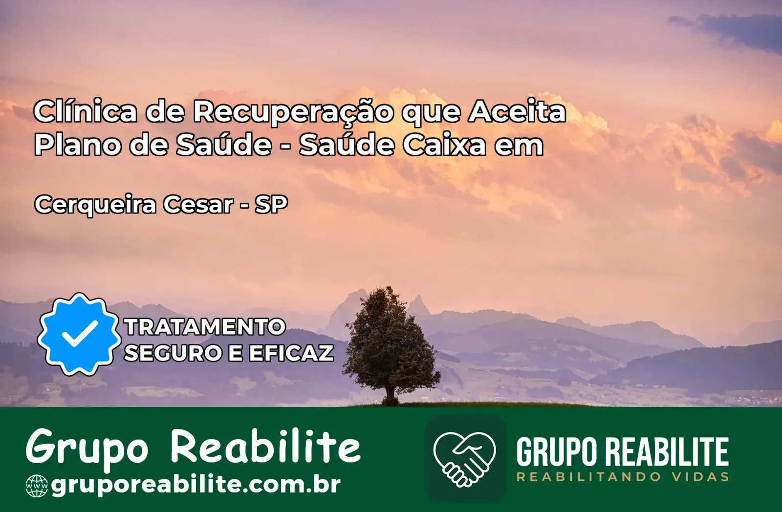 Clínica de Recuperação Saúde Caixa em Cerqueira César – SP | Cobertura 100%