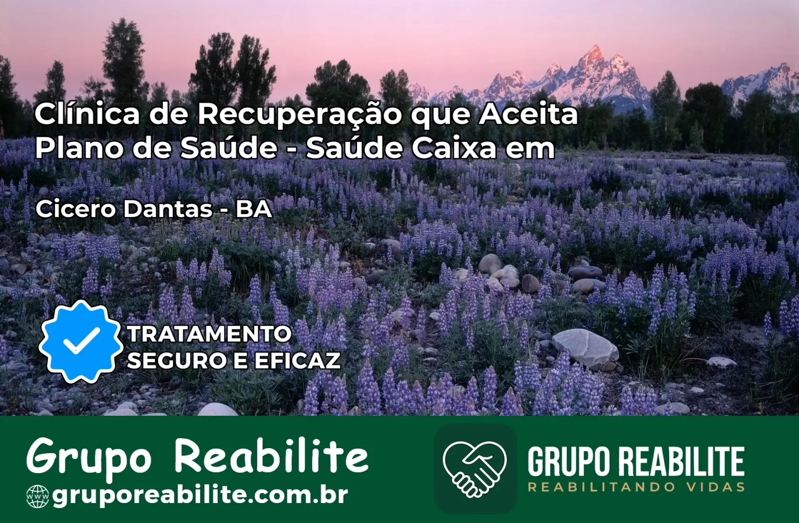Clínica de Recuperação Saúde Caixa em Cícero Dantas – BA | Cobertura 100%