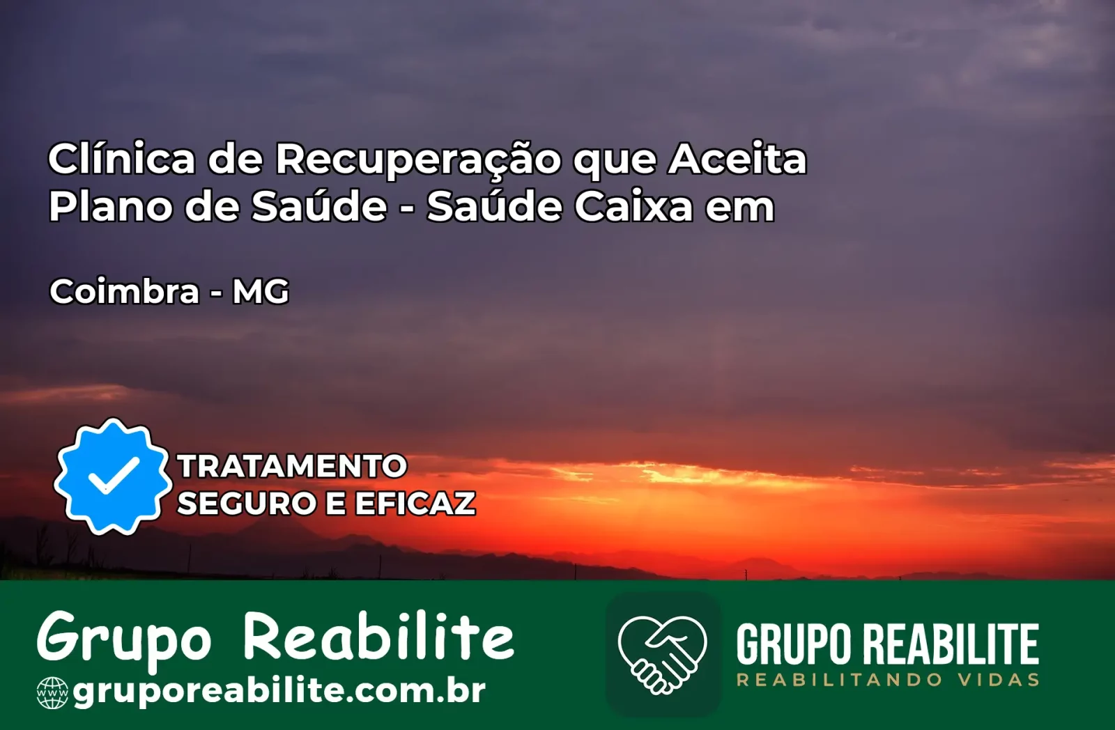 Clínica de Recuperação Saúde Caixa em Coimbra – MG | Cobertura 100%