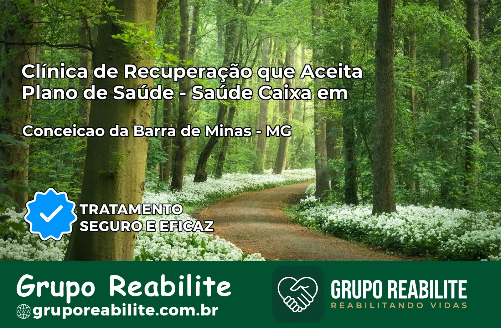 Clínica de Recuperação Saúde Caixa em Conceição da Barra de Minas – MG | Cobertura 100%