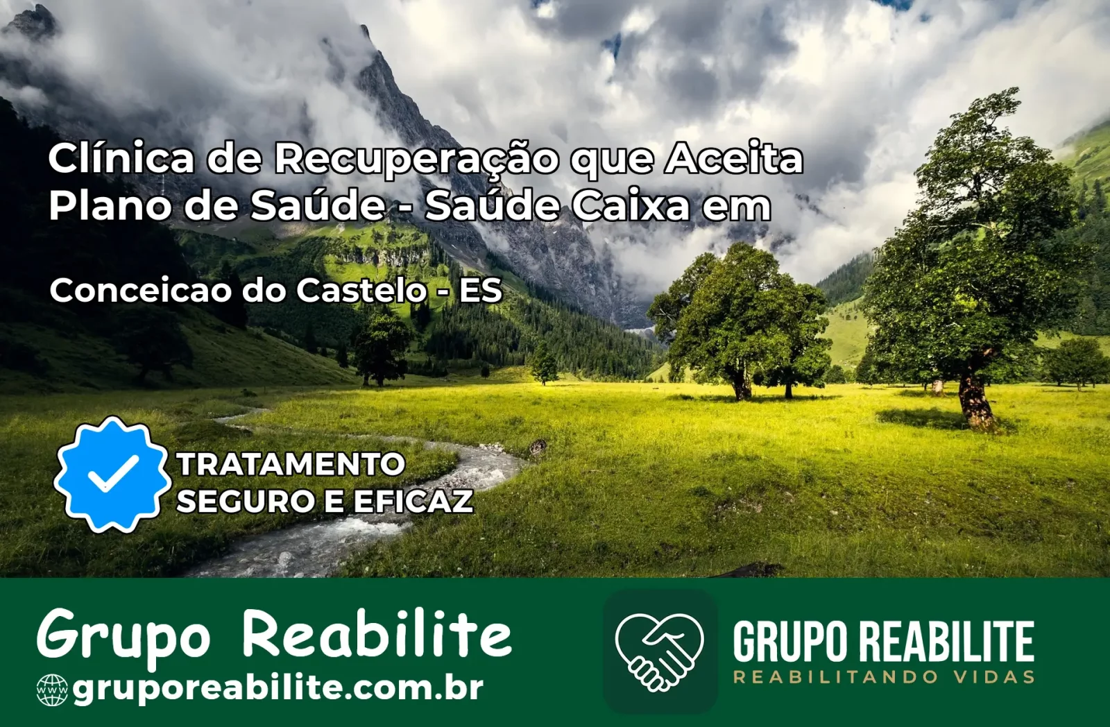 Clínica de Recuperação Saúde Caixa em Conceição do Castelo – ES | Cobertura 100%