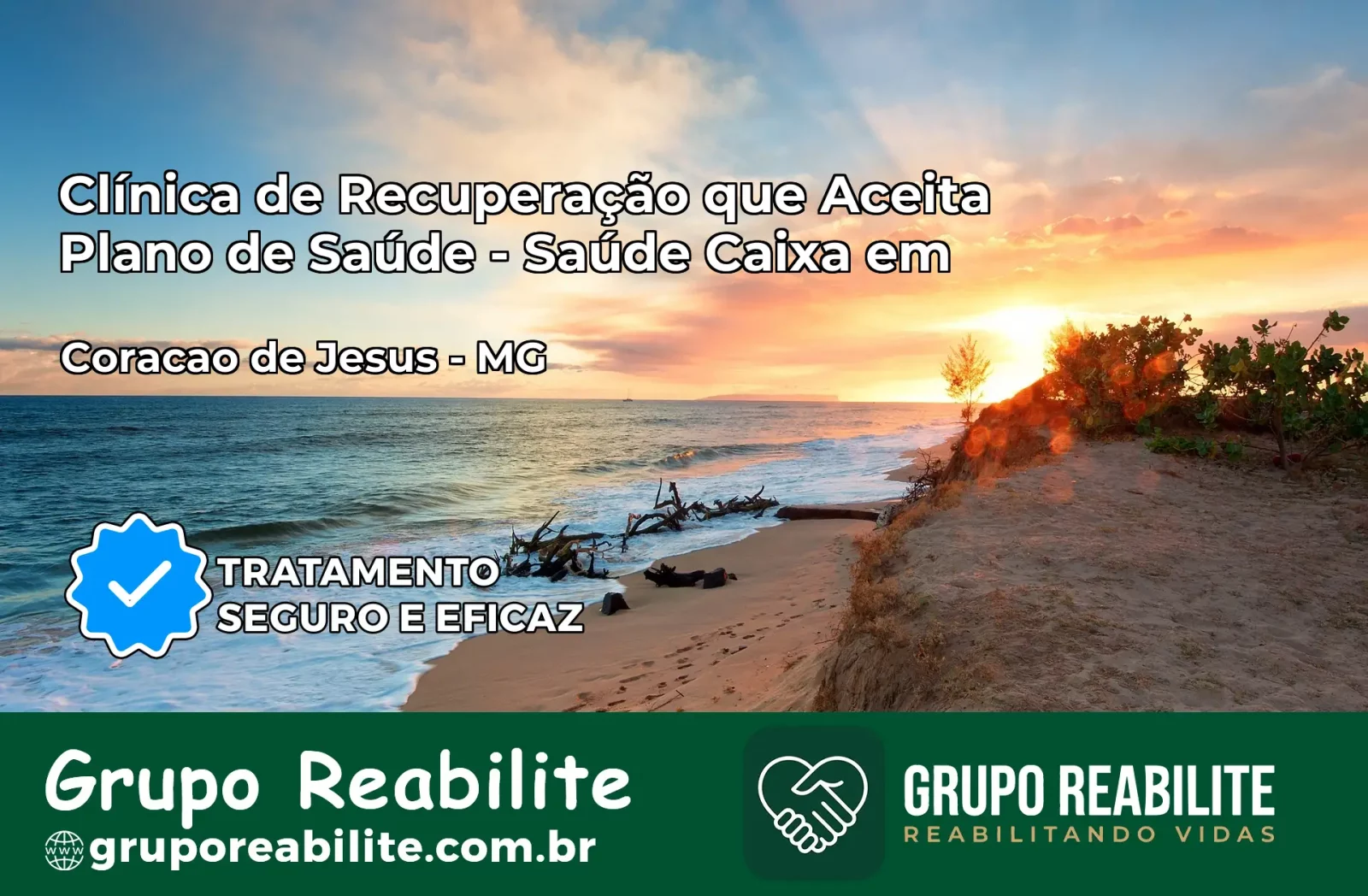 Clínica de Recuperação Saúde Caixa em Coração de Jesus – MG | Cobertura 100%