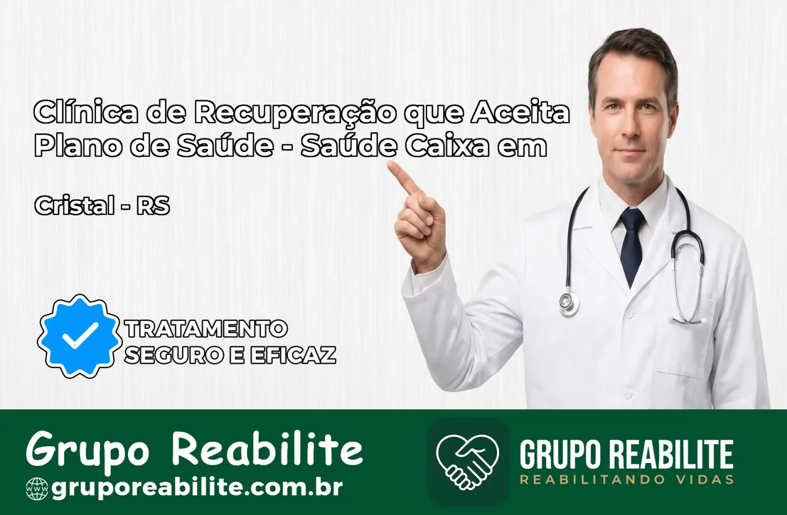 Clínica de Recuperação Saúde Caixa em Cristal – RS | Cobertura 100%