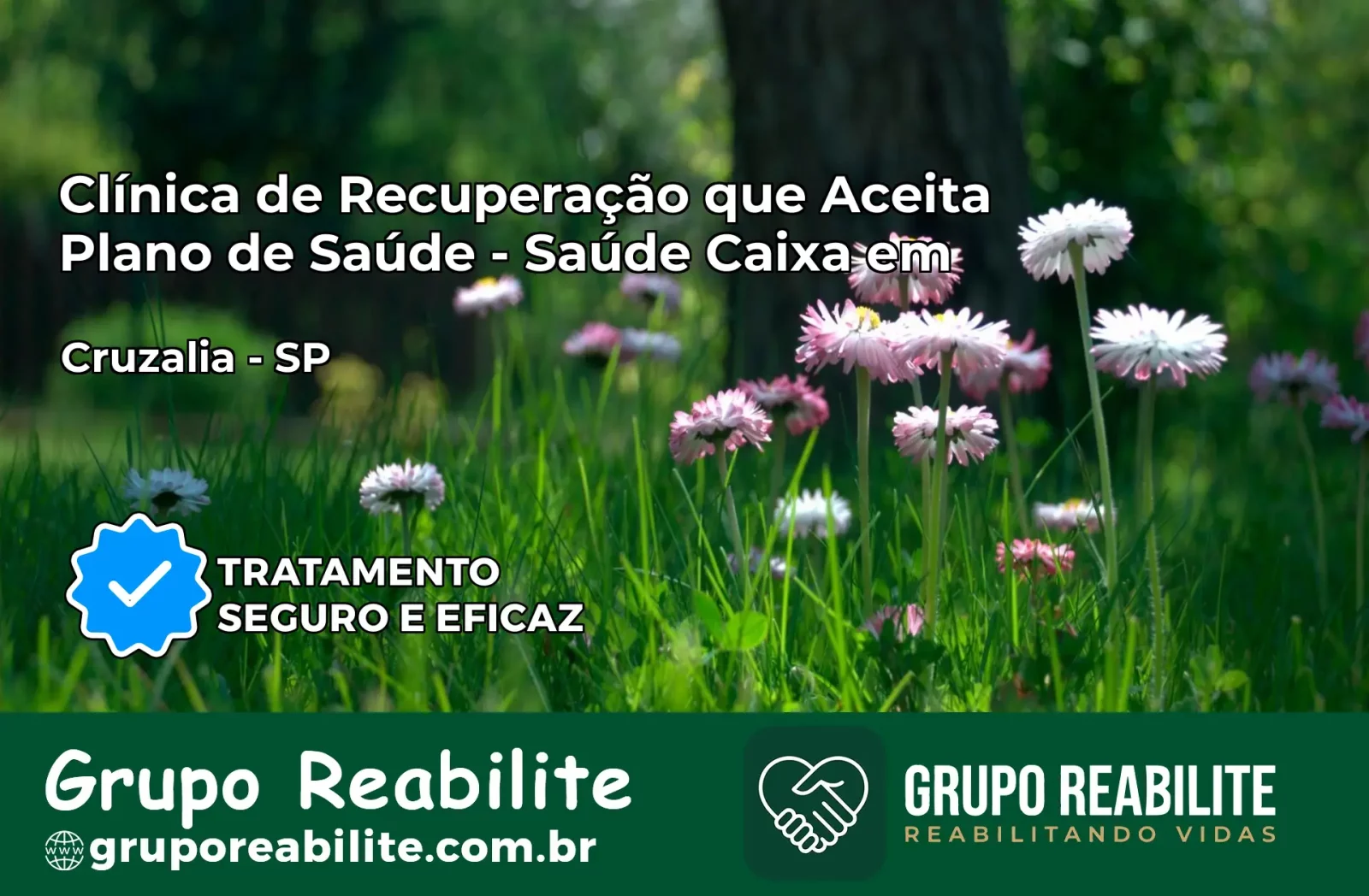 Clínica de Recuperação Saúde Caixa em Cruzália – SP | Cobertura 100%