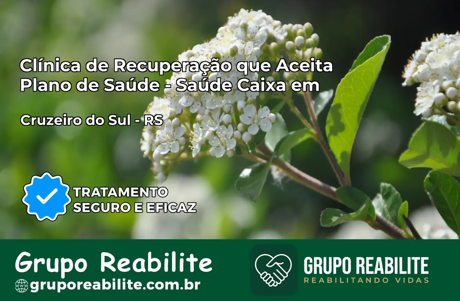 Clínica de Recuperação Saúde Caixa em Cruzeiro do Sul – RS | Cobertura 100%