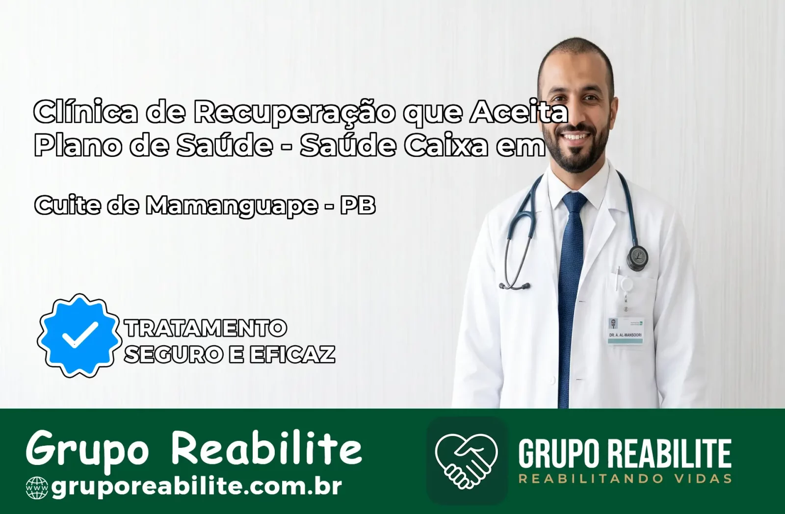 Clínica de Recuperação Saúde Caixa em Cuité de Mamanguape – PB | Cobertura 100%