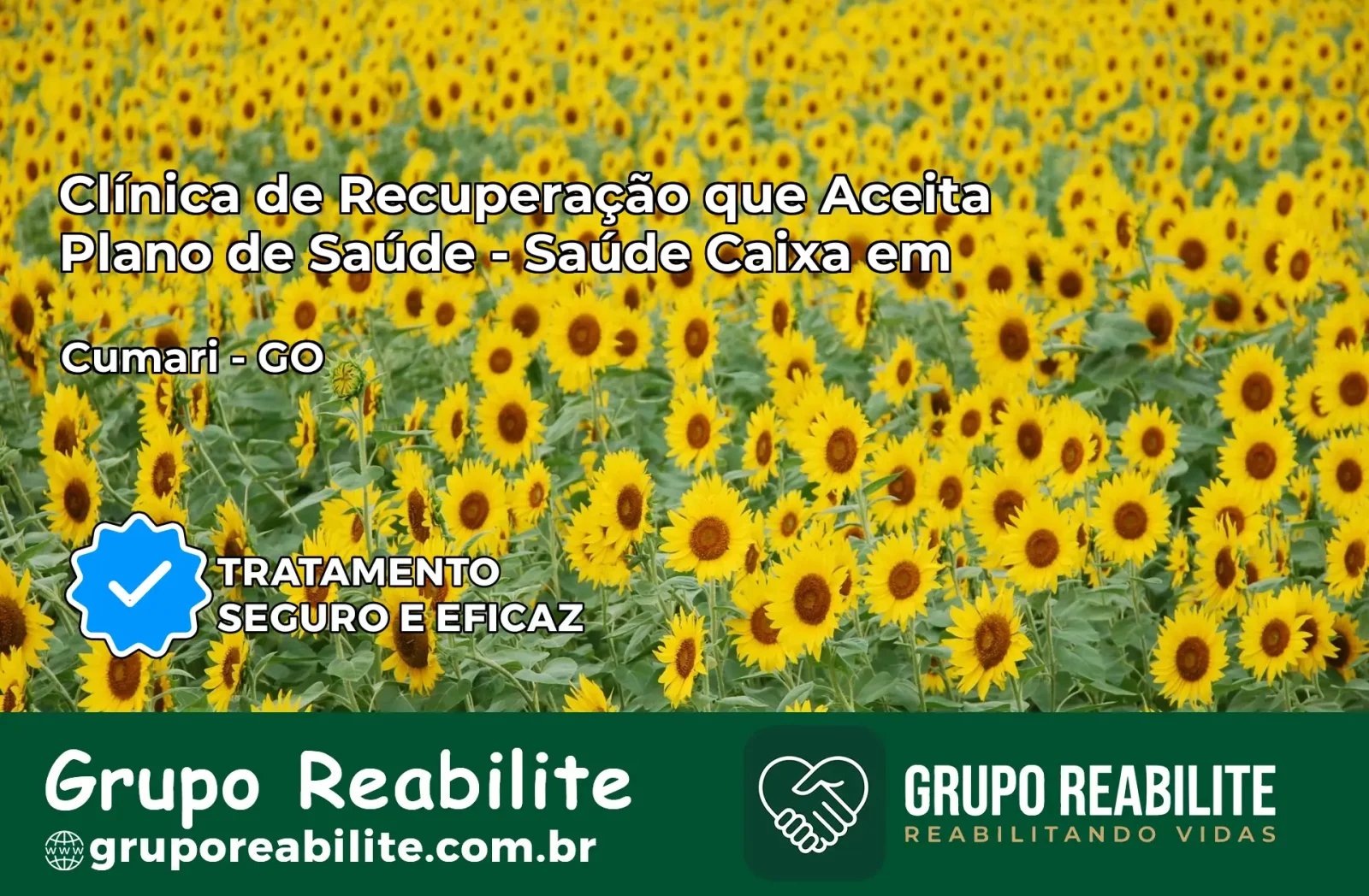 Clínica de Recuperação Saúde Caixa em Cumari – GO | Cobertura 100%