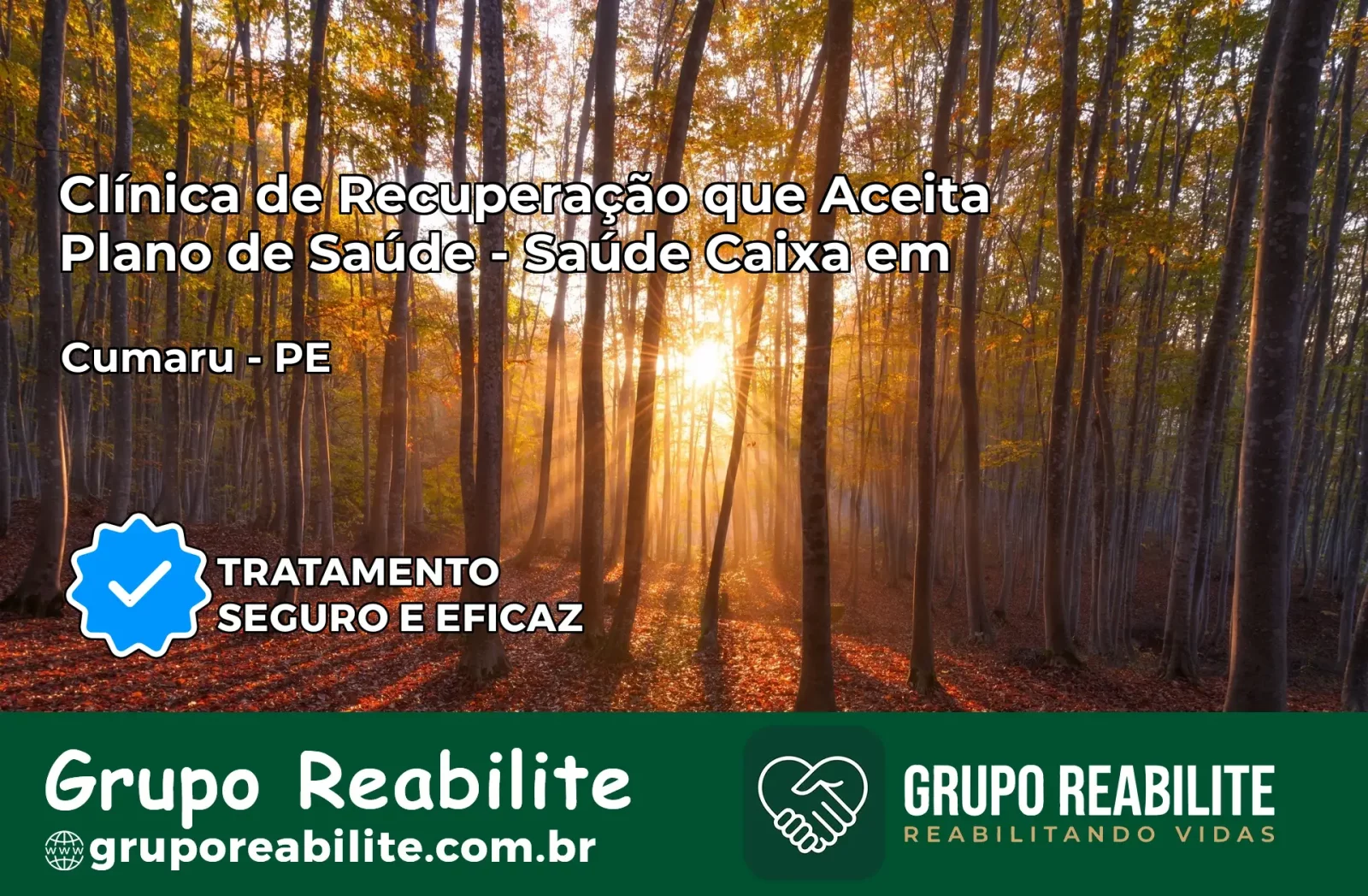 Clínica de Recuperação Saúde Caixa em Cumaru – PE | Cobertura 100%
