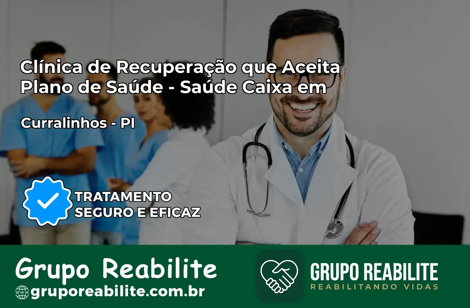 Clínica de Recuperação Saúde Caixa em Curralinhos – PI | Cobertura 100%