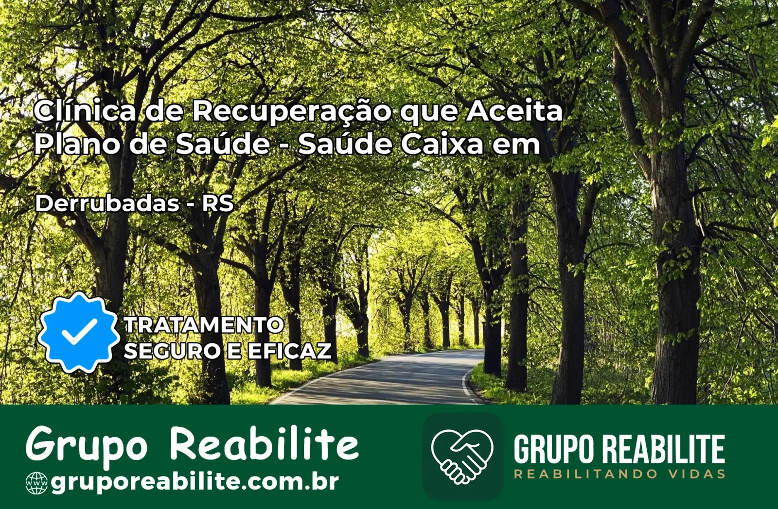 Clínica de Recuperação Saúde Caixa em Derrubadas – RS | Cobertura 100%