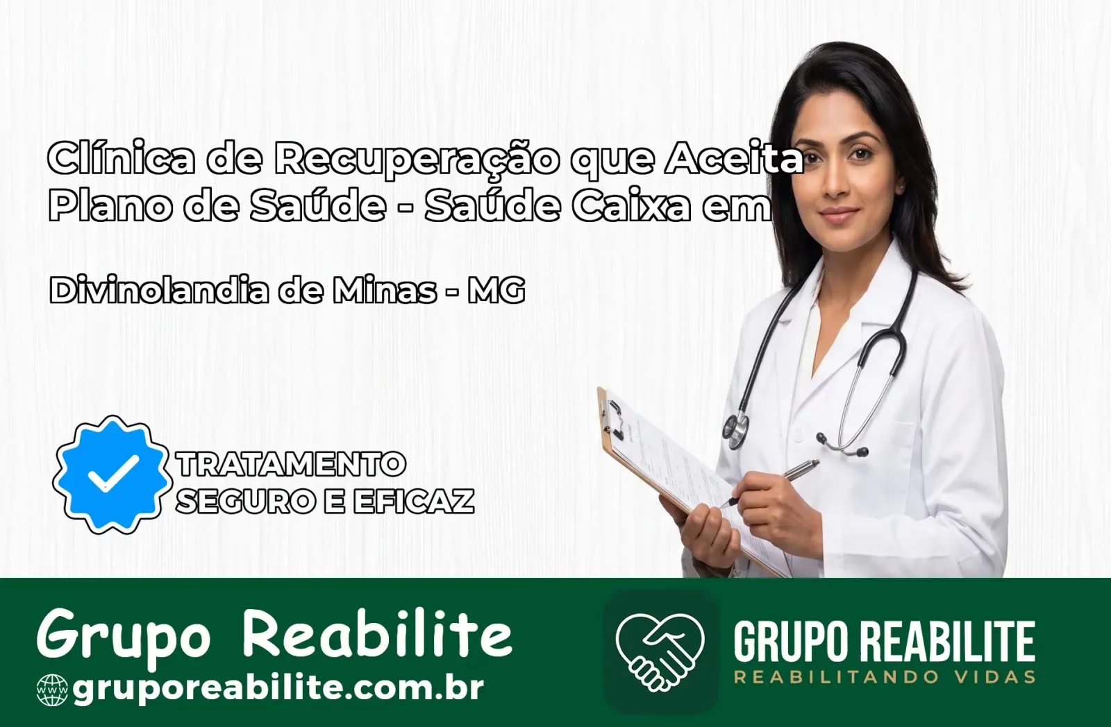 Clínica de Recuperação Saúde Caixa em Divinolândia de Minas – MG | Cobertura 100%