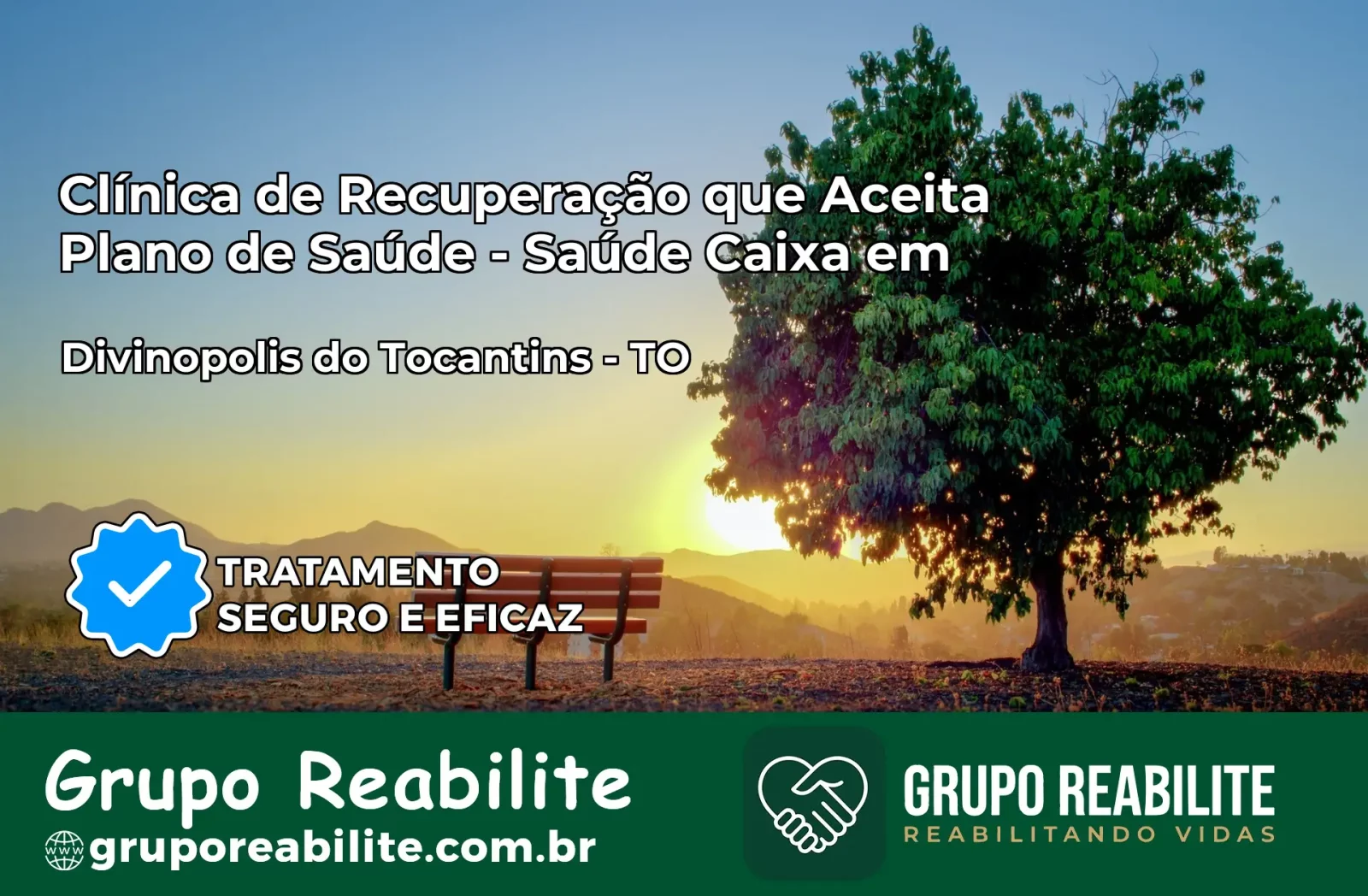 Clínica de Recuperação Saúde Caixa em Divinópolis do Tocantins – TO | Cobertura 100%