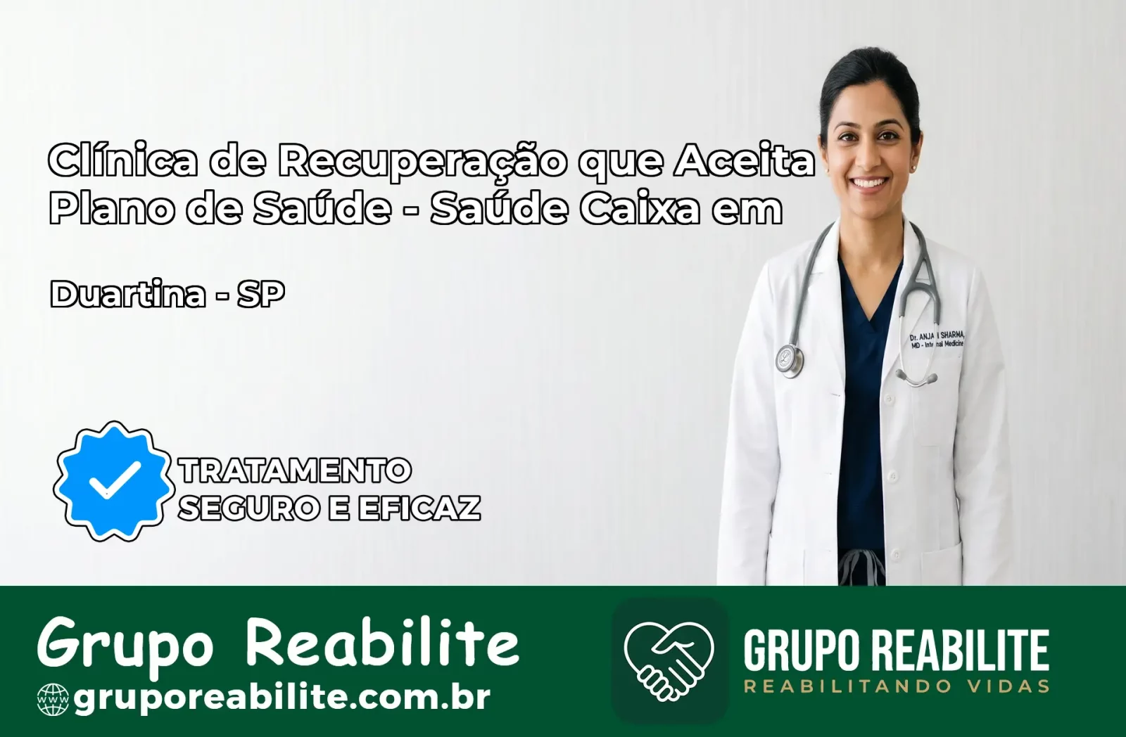Clínica de Recuperação Saúde Caixa em Duartina – SP | Cobertura 100%