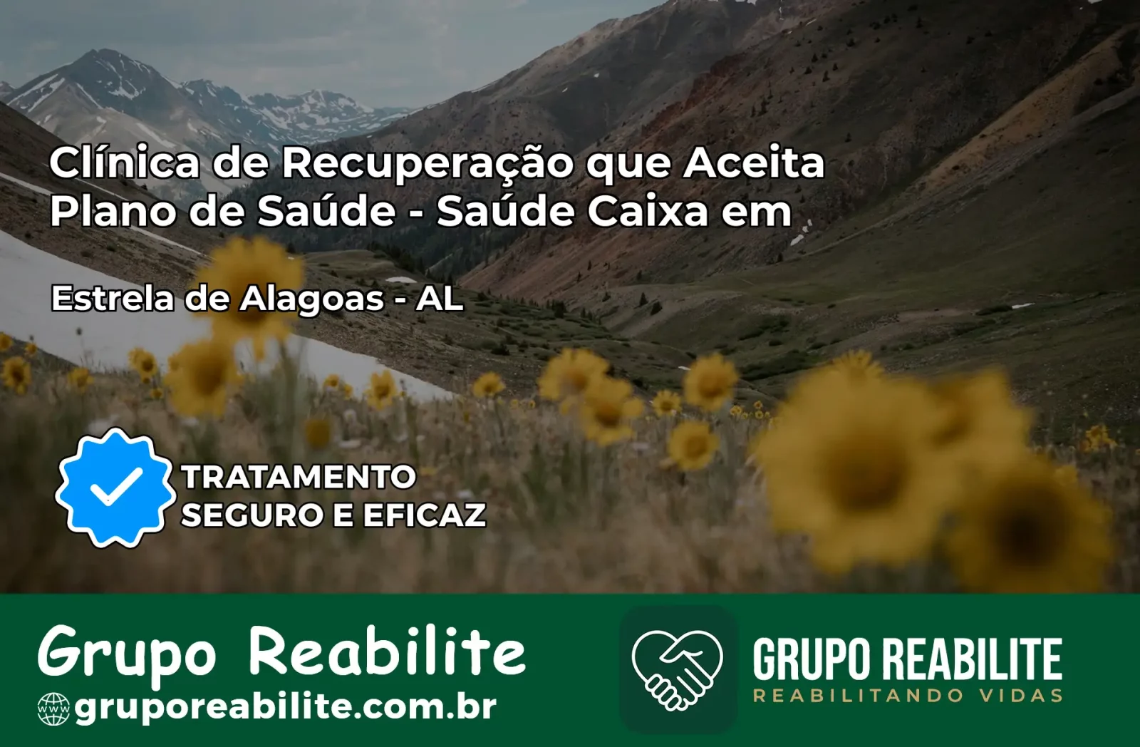Clínica de Recuperação Saúde Caixa em Estrela de Alagoas – AL | Cobertura 100%