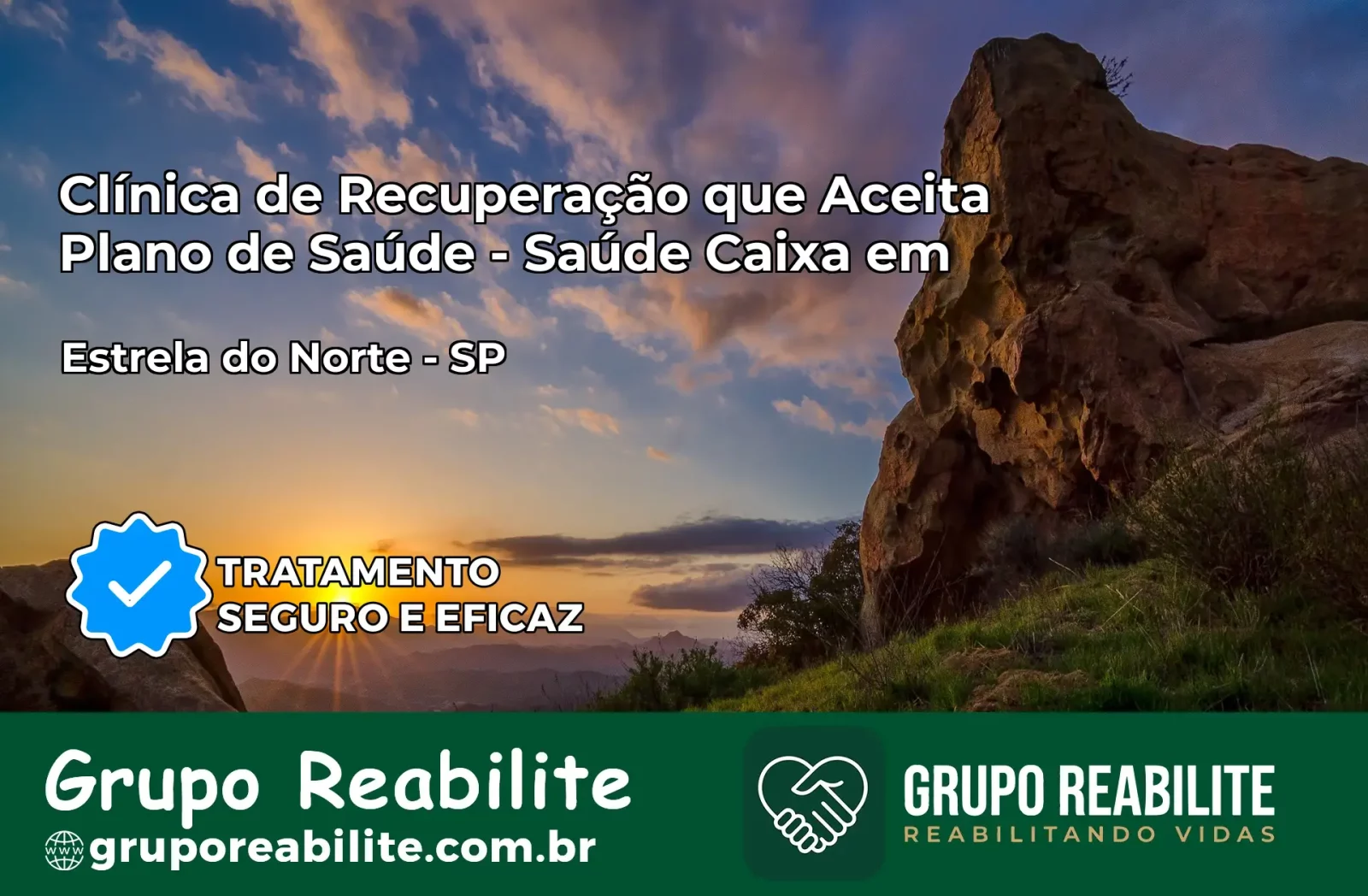 Clínica de Recuperação Saúde Caixa em Estrela do Norte – SP | Cobertura 100%