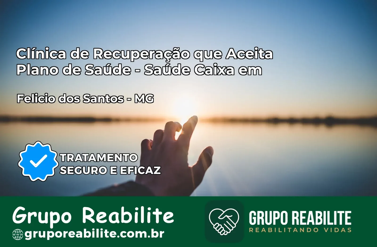 Clínica de Recuperação Saúde Caixa em Felício dos Santos – MG | Cobertura 100%