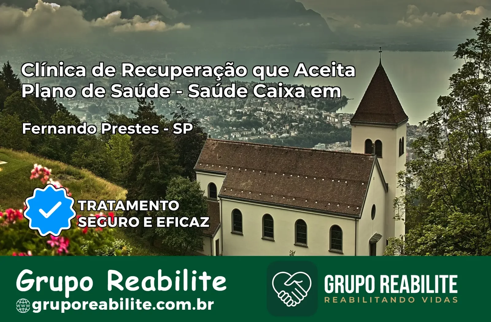 Clínica de Recuperação Saúde Caixa em Fernando Prestes – SP | Cobertura 100%
