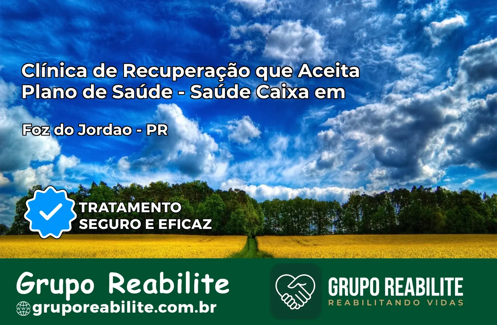 Clínica de Recuperação Saúde Caixa em Foz do Jordão – PR | Cobertura 100%