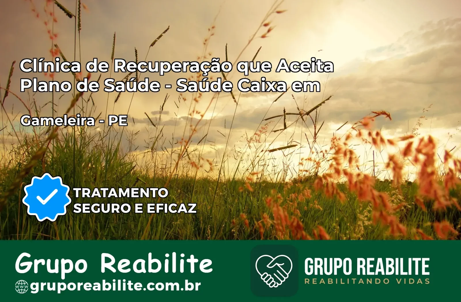 Clínica de Recuperação Saúde Caixa em Gameleira – PE | Cobertura 100%