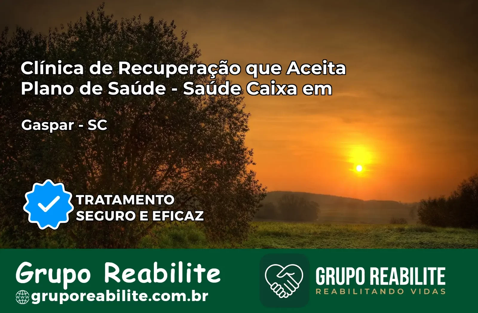 Clínica de Recuperação Saúde Caixa em Gaspar – SC | Cobertura 100%