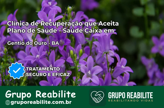 Clínica de Recuperação Saúde Caixa em Gentio do Ouro – BA | Cobertura 100%