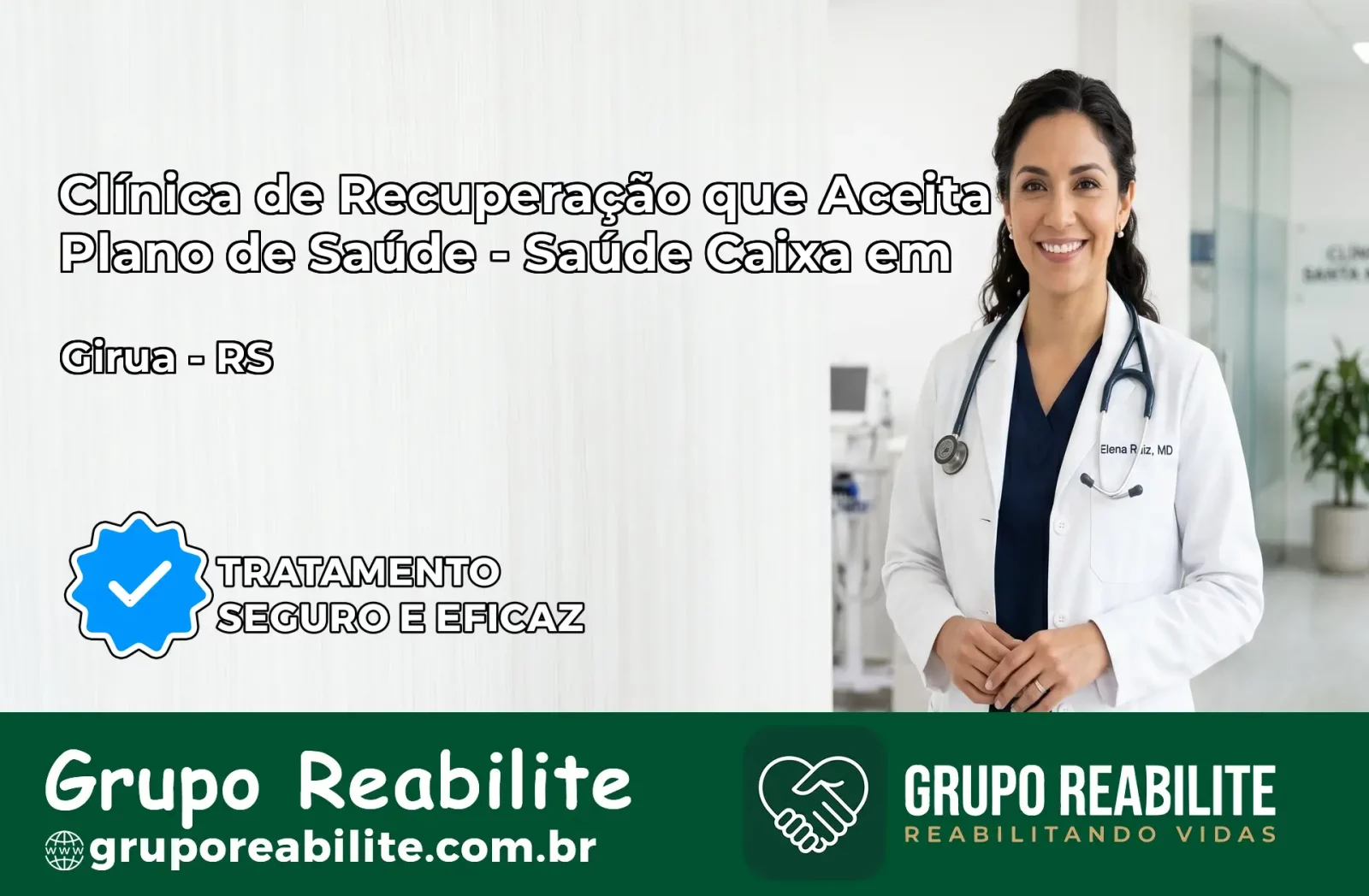 Clínica de Recuperação Saúde Caixa em Giruá – RS | Cobertura 100%