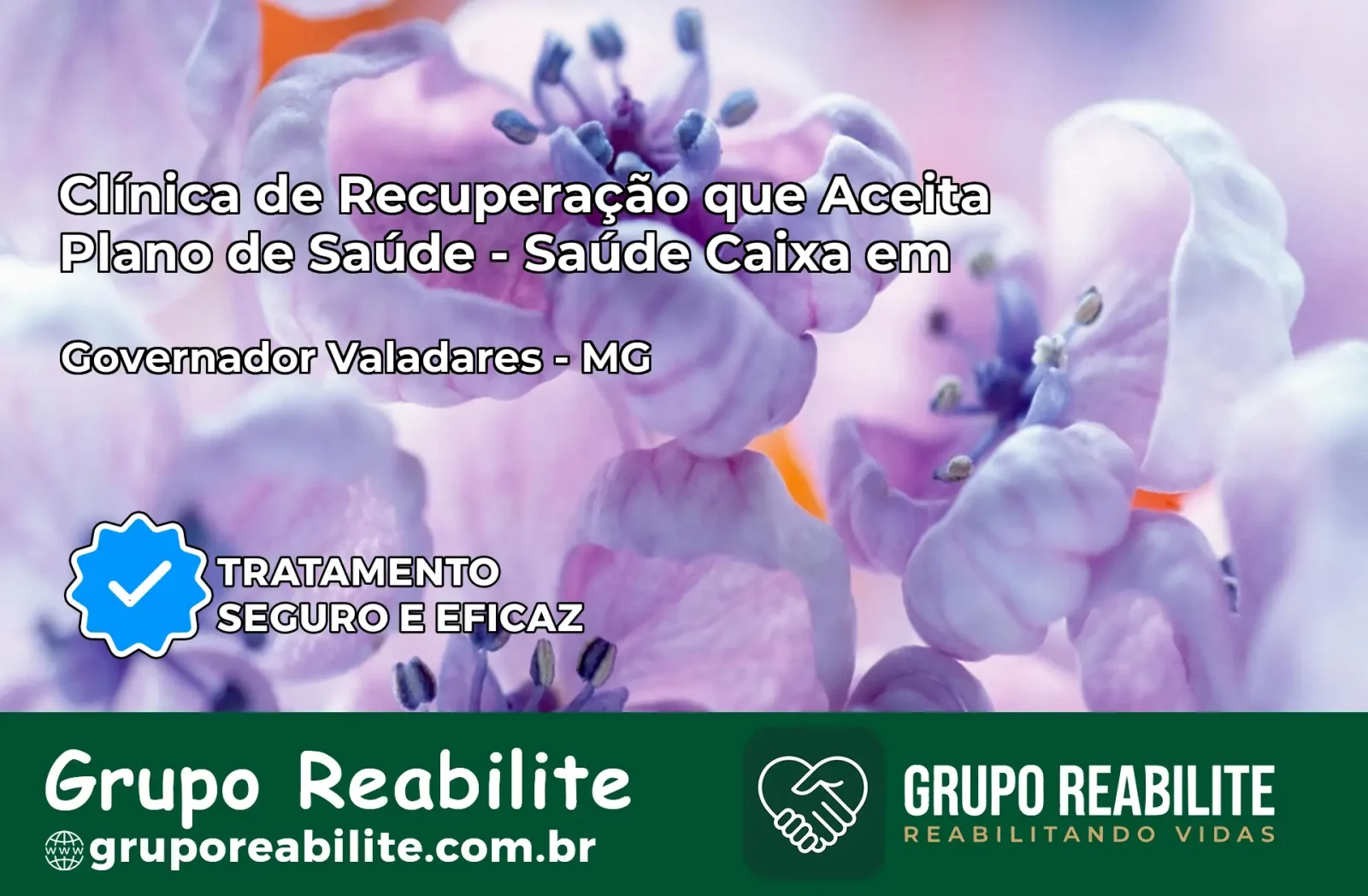 Clínica de Recuperação Saúde Caixa em Governador Valadares – MG | Cobertura 100%