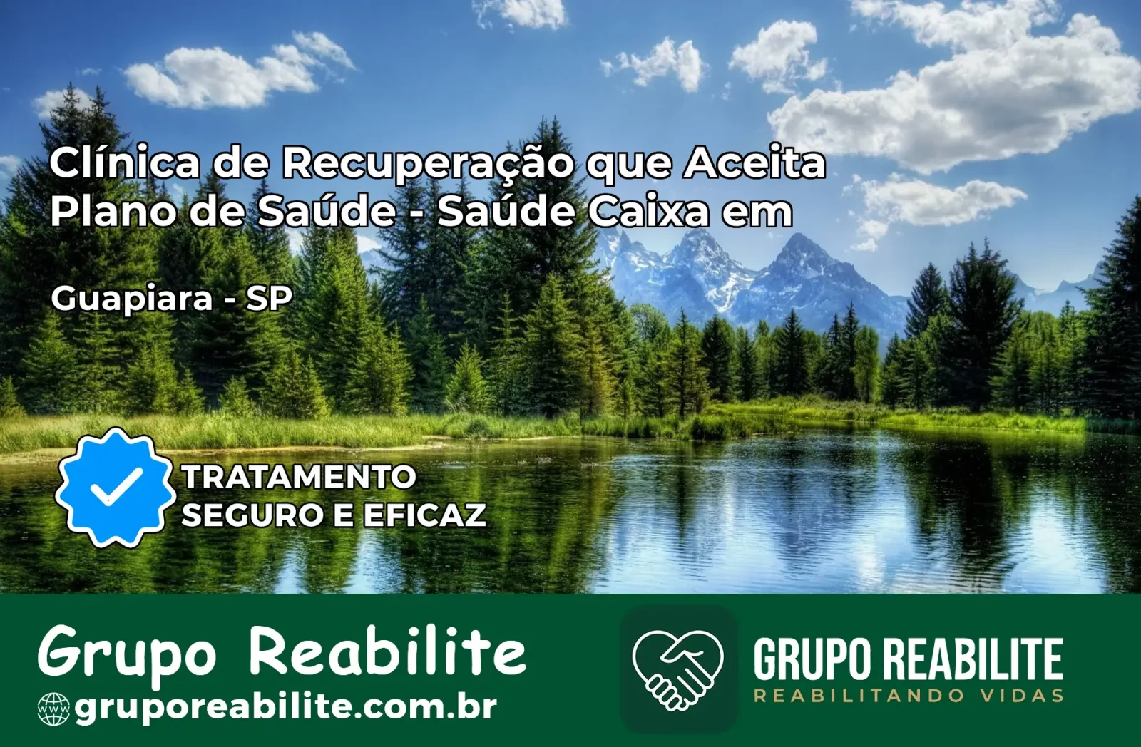 Clínica de Recuperação Saúde Caixa em Guapiara – SP | Cobertura 100%