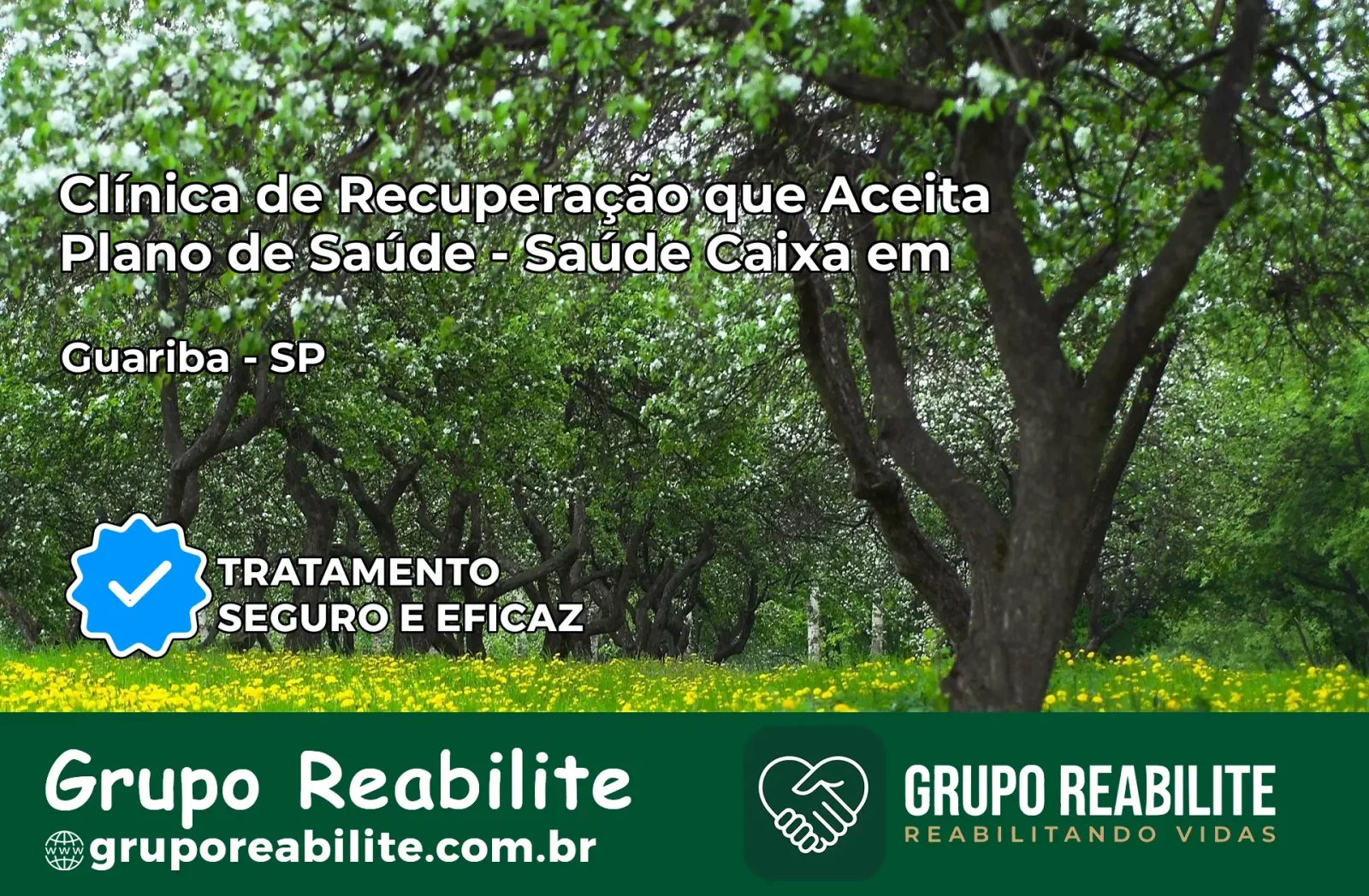 Clínica de Recuperação Saúde Caixa em Guariba – SP | Cobertura 100%
