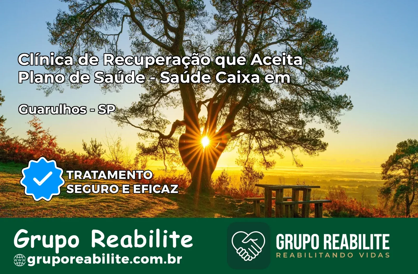 Clínica de Recuperação Saúde Caixa em Guarulhos – SP | Cobertura 100%