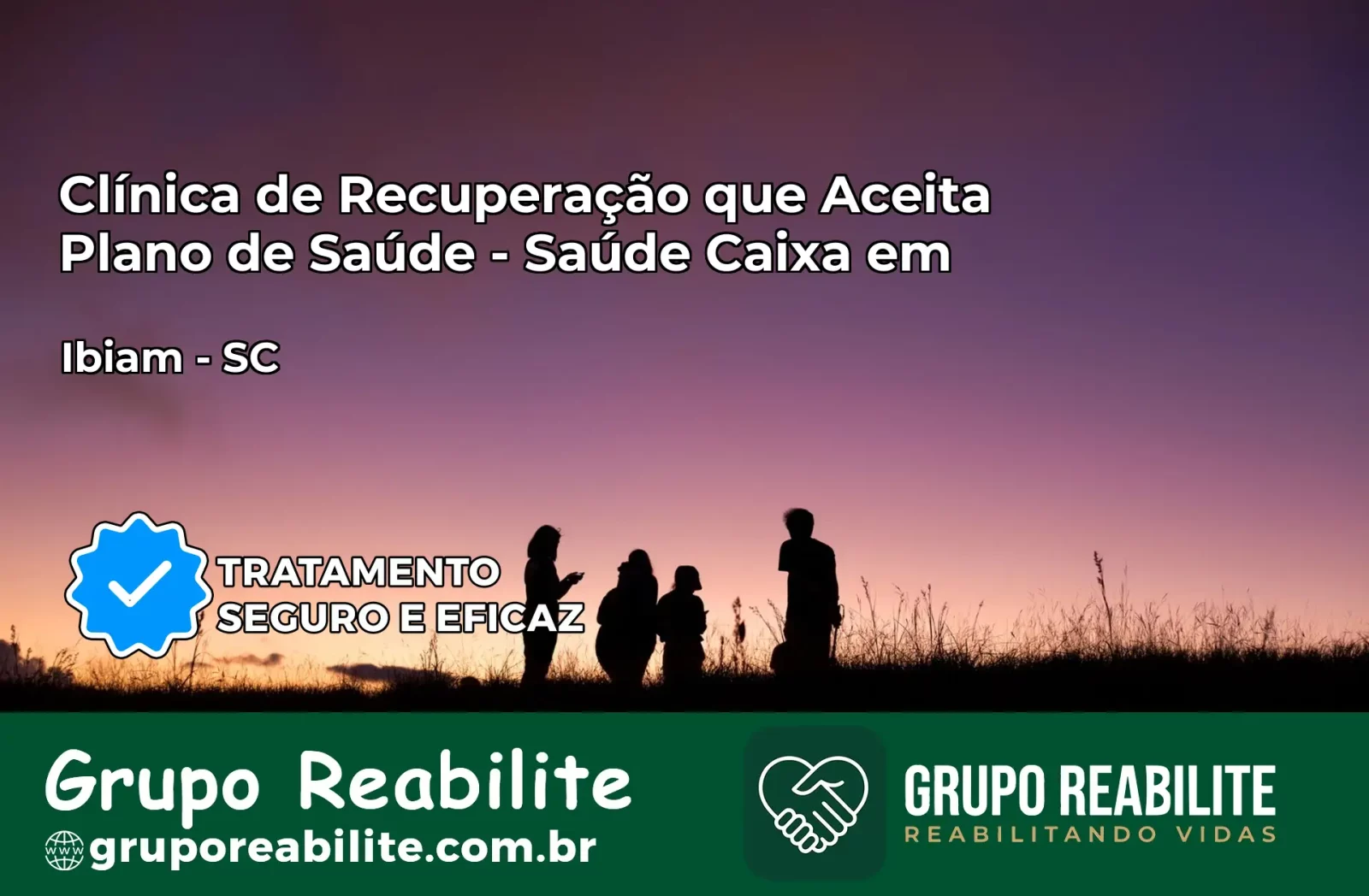 Clínica de Recuperação Saúde Caixa em Ibiam – SC | Cobertura 100%