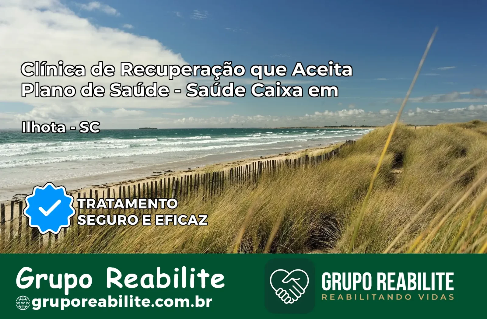 Clínica de Recuperação Saúde Caixa em Ilhota – SC | Cobertura 100%