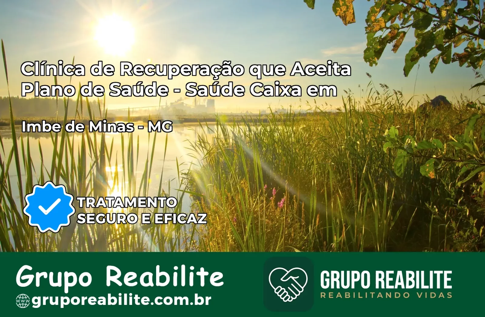 Clínica de Recuperação Saúde Caixa em Imbé de Minas – MG | Cobertura 100%