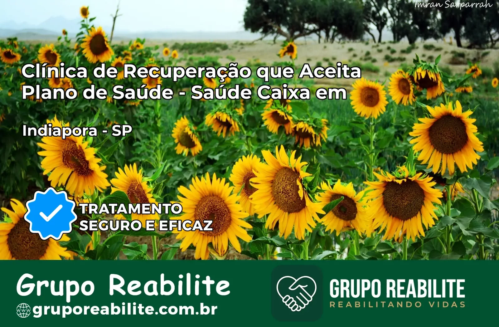 Clínica de Recuperação Saúde Caixa em Indiaporã – SP | Cobertura 100%