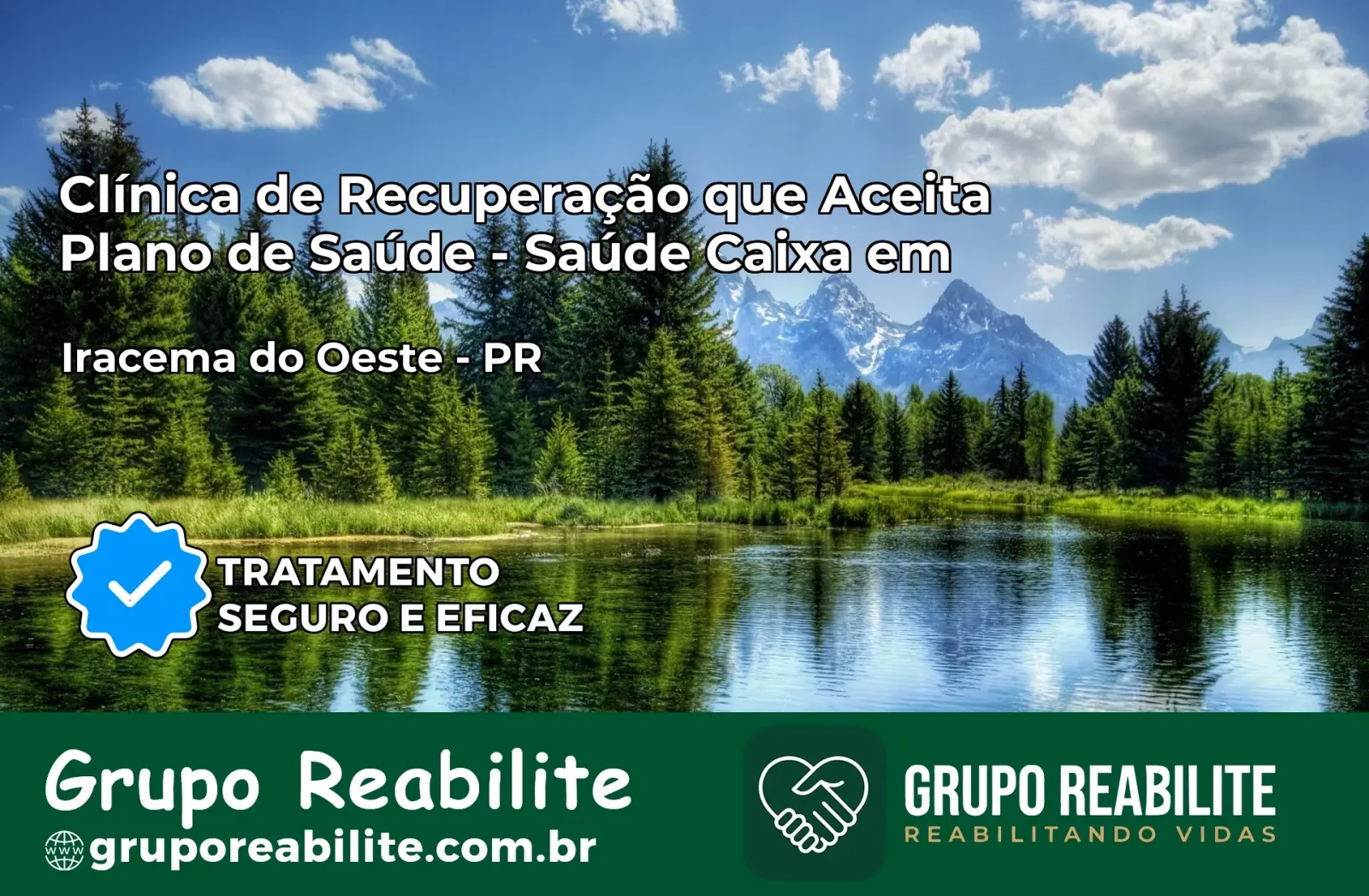 Clínica de Recuperação Saúde Caixa em Iracema do Oeste – PR | Cobertura 100%