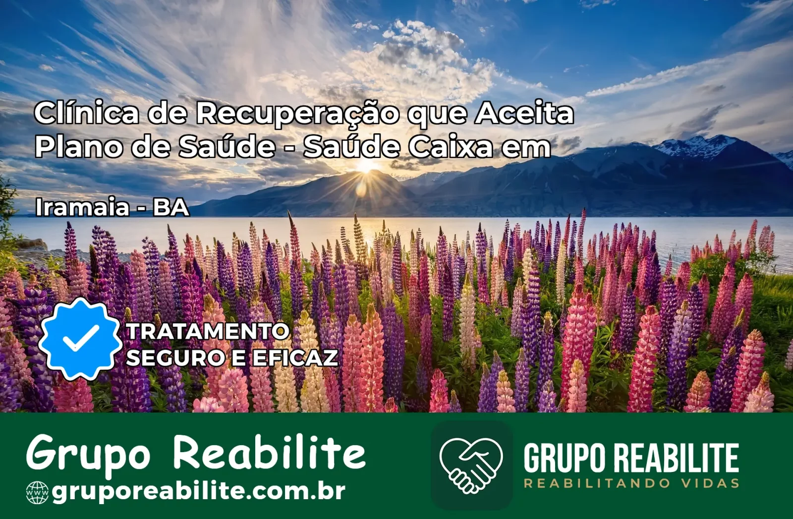 Clínica de Recuperação Saúde Caixa em Iramaia – BA | Cobertura 100%