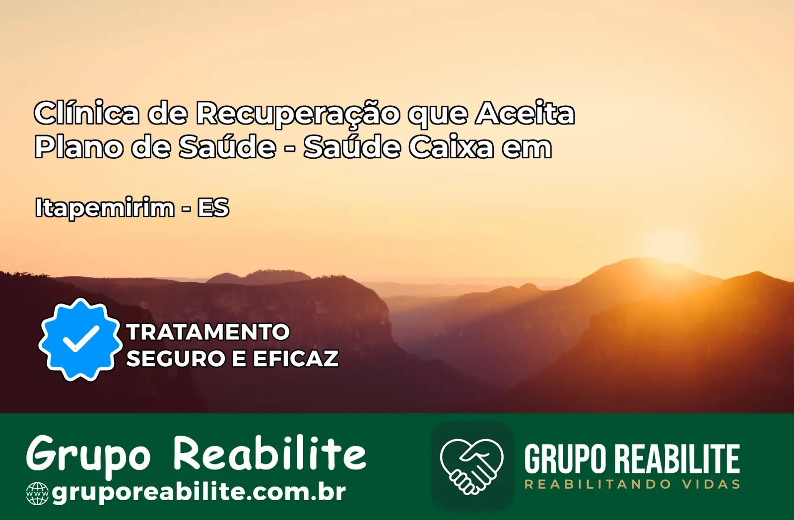 Clínica de Recuperação Saúde Caixa em Itapemirim – ES | Cobertura 100%