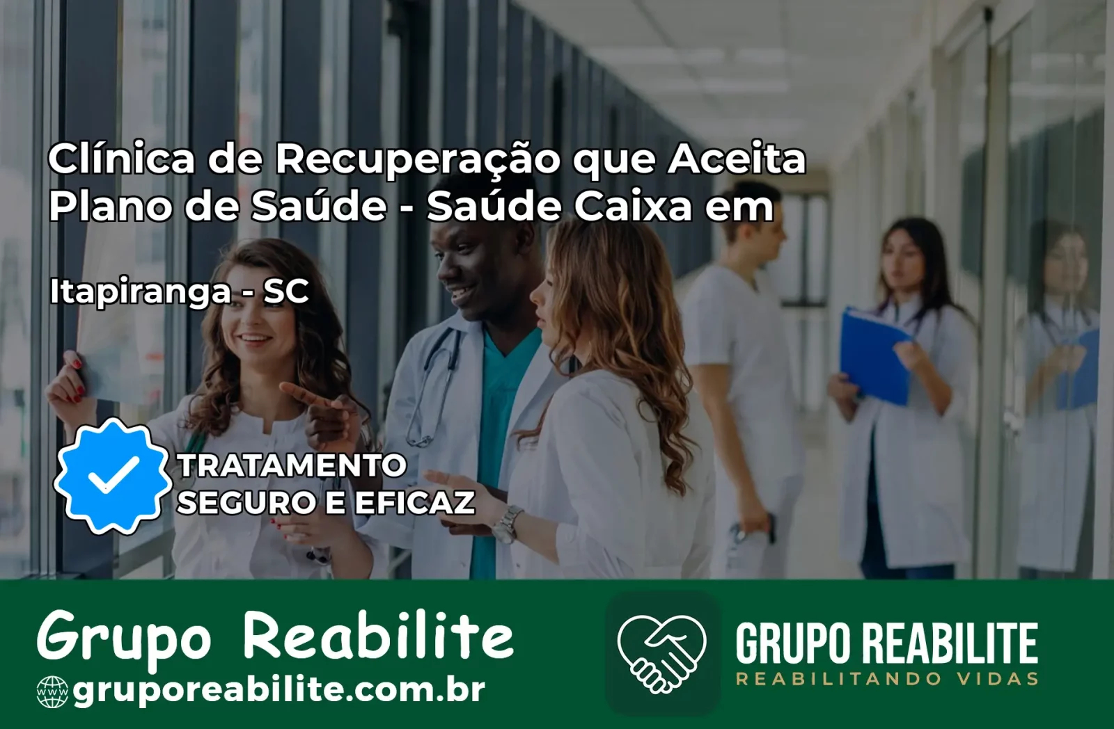 Clínica de Recuperação Saúde Caixa em Itapiranga – SC | Cobertura 100%
