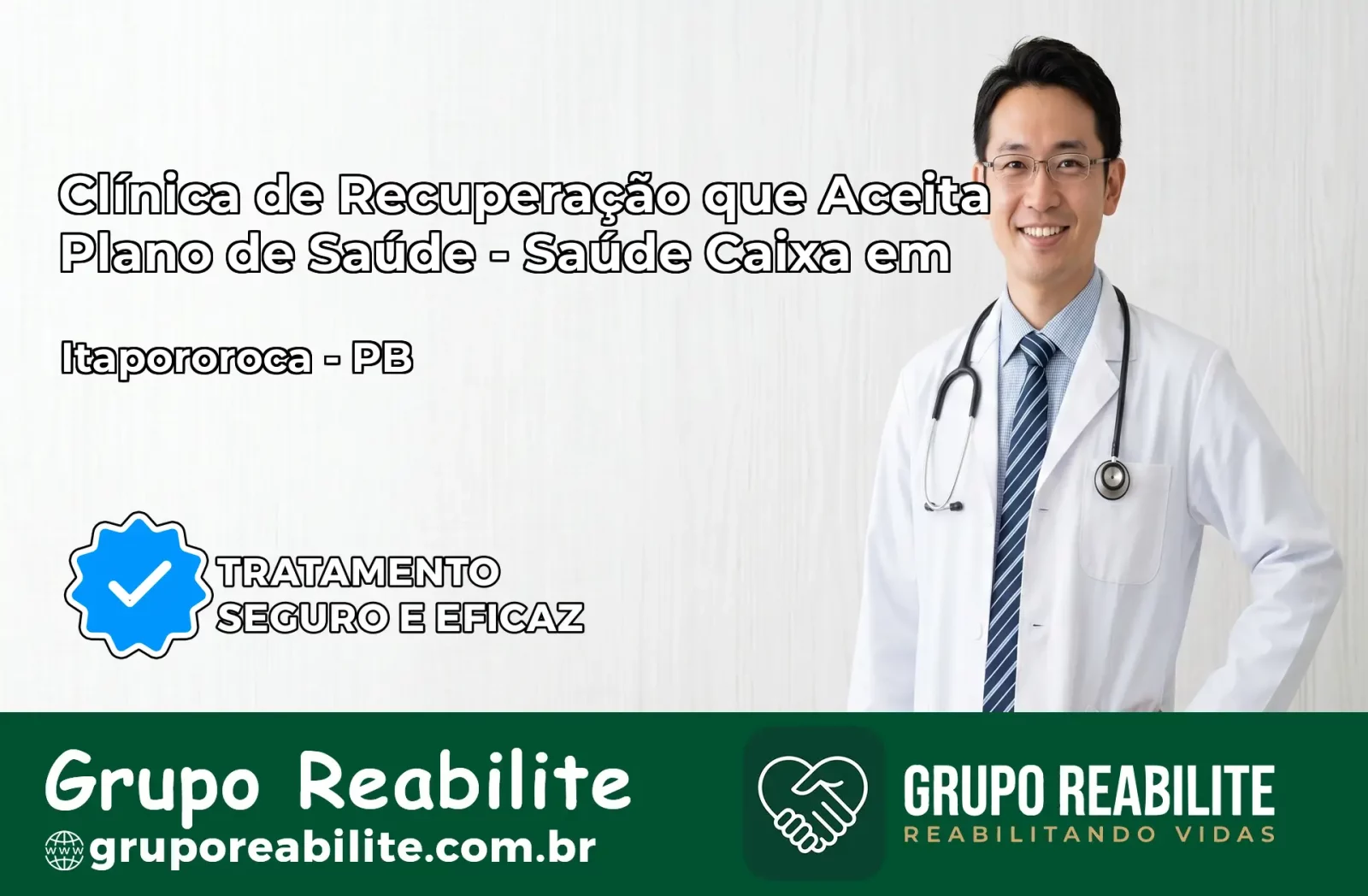 Clínica de Recuperação Saúde Caixa em Itapororoca – PB | Cobertura 100%