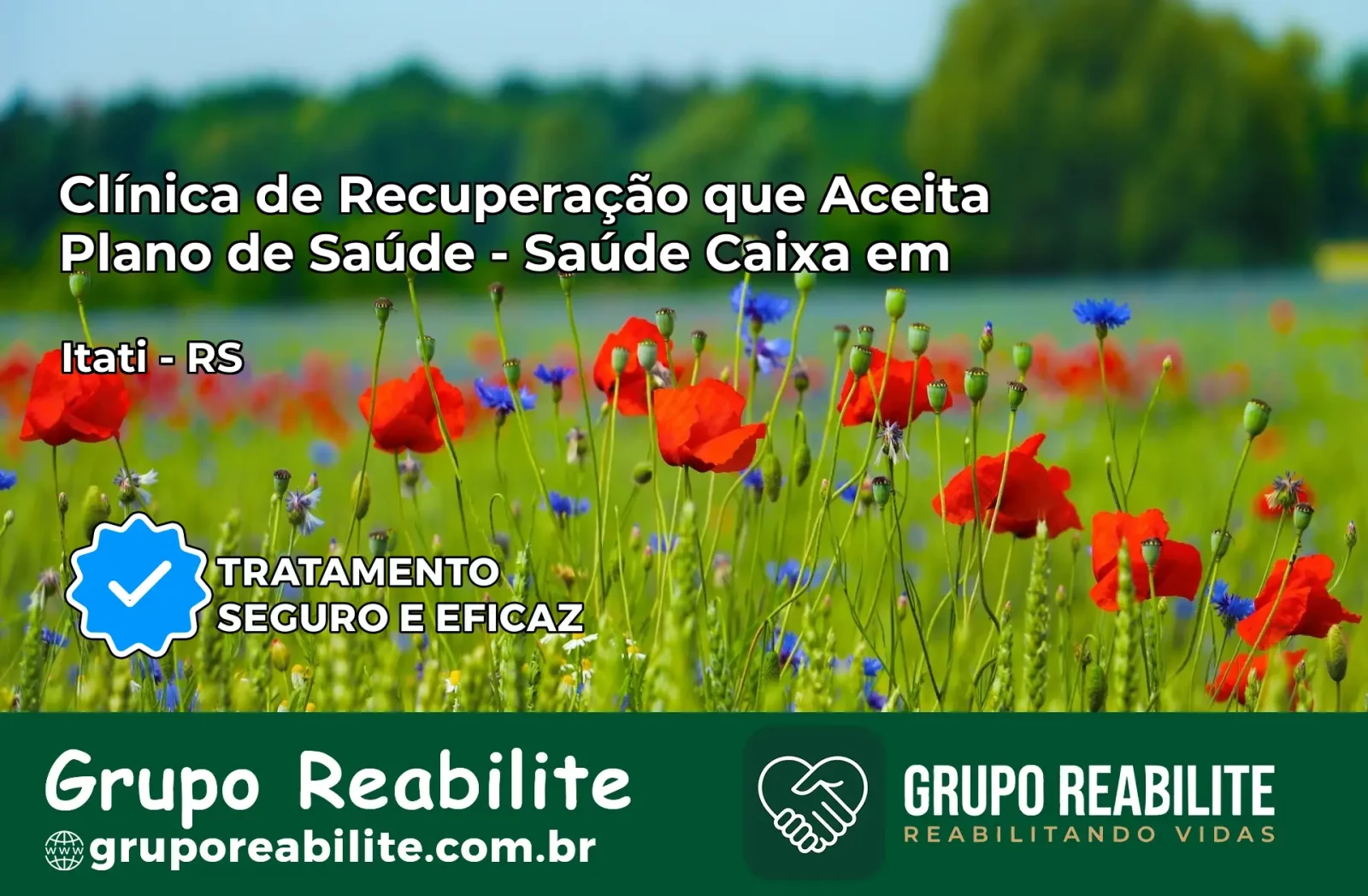 Clínica de Recuperação Saúde Caixa em Itati – RS | Cobertura 100%