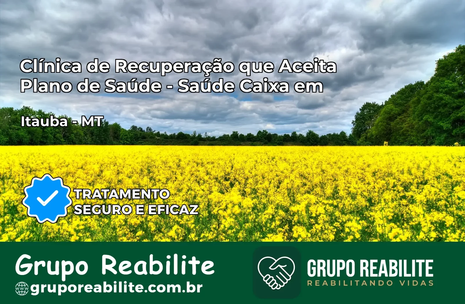 Clínica de Recuperação Saúde Caixa em Itaúba – MT | Cobertura 100%