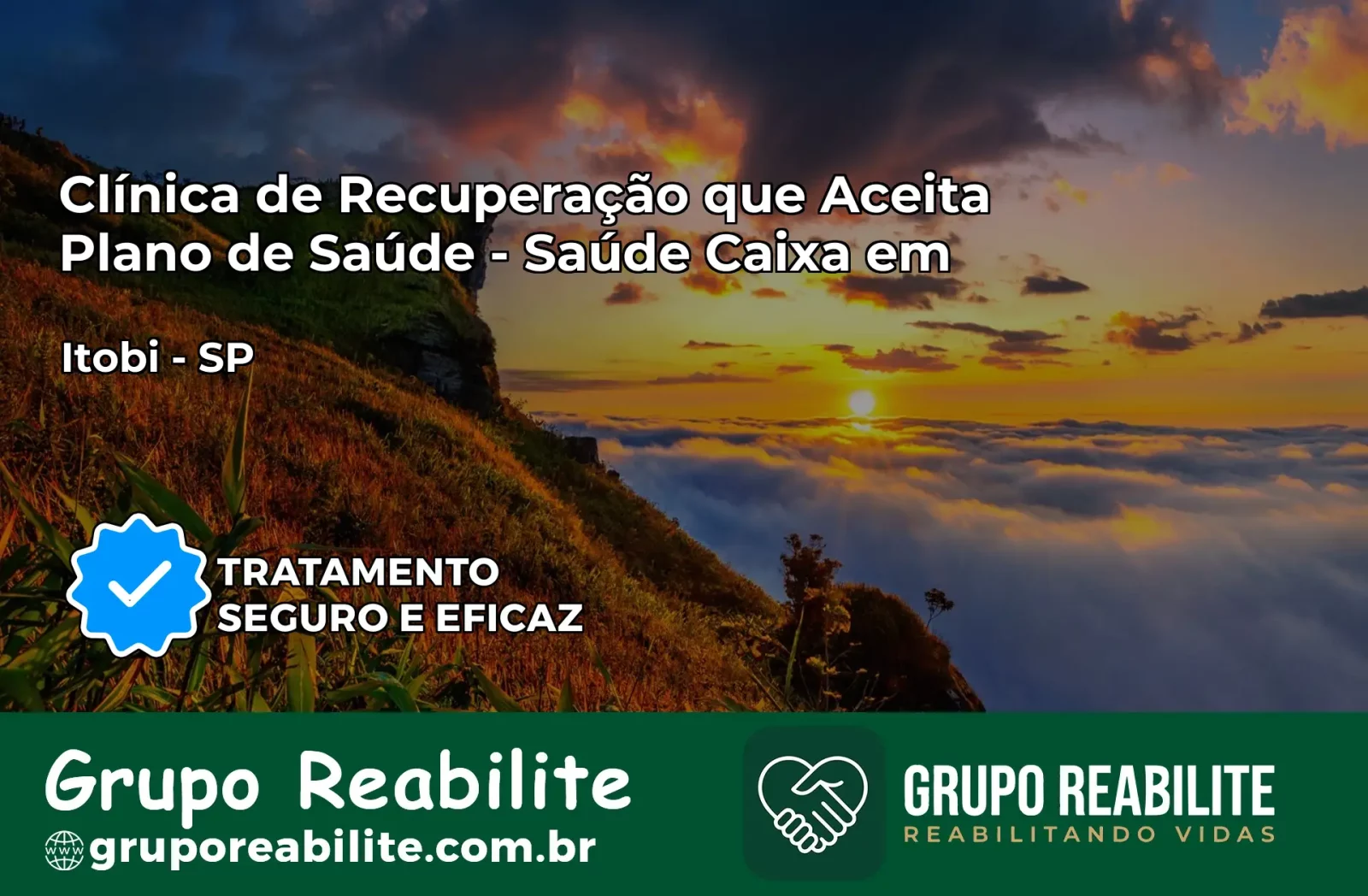 Clínica de Recuperação Saúde Caixa em Itobi – SP | Cobertura 100%