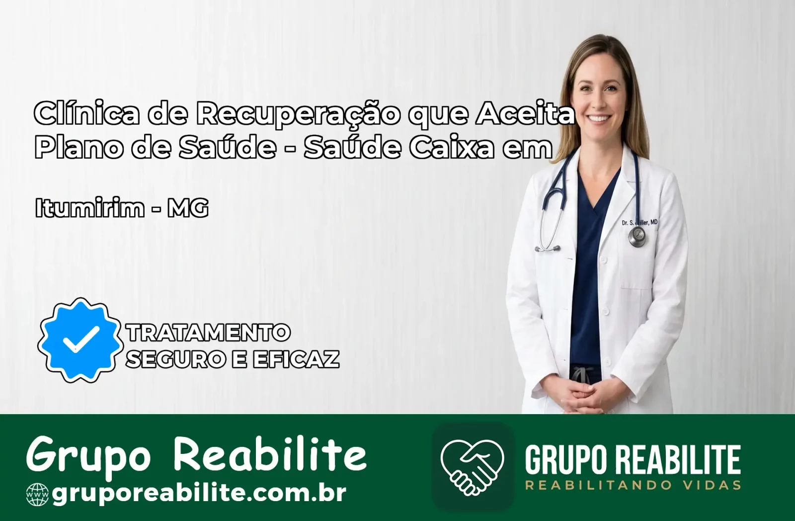Clínica de Recuperação Saúde Caixa em Itumirim – MG | Cobertura 100%